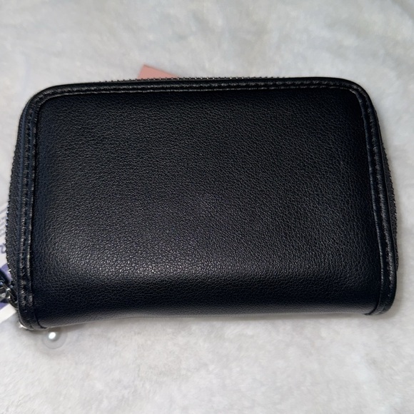 Juicy Couture Liquorice String Of Pearls Double Medium Zip Around Wallet NWT - Picture 5 of 9